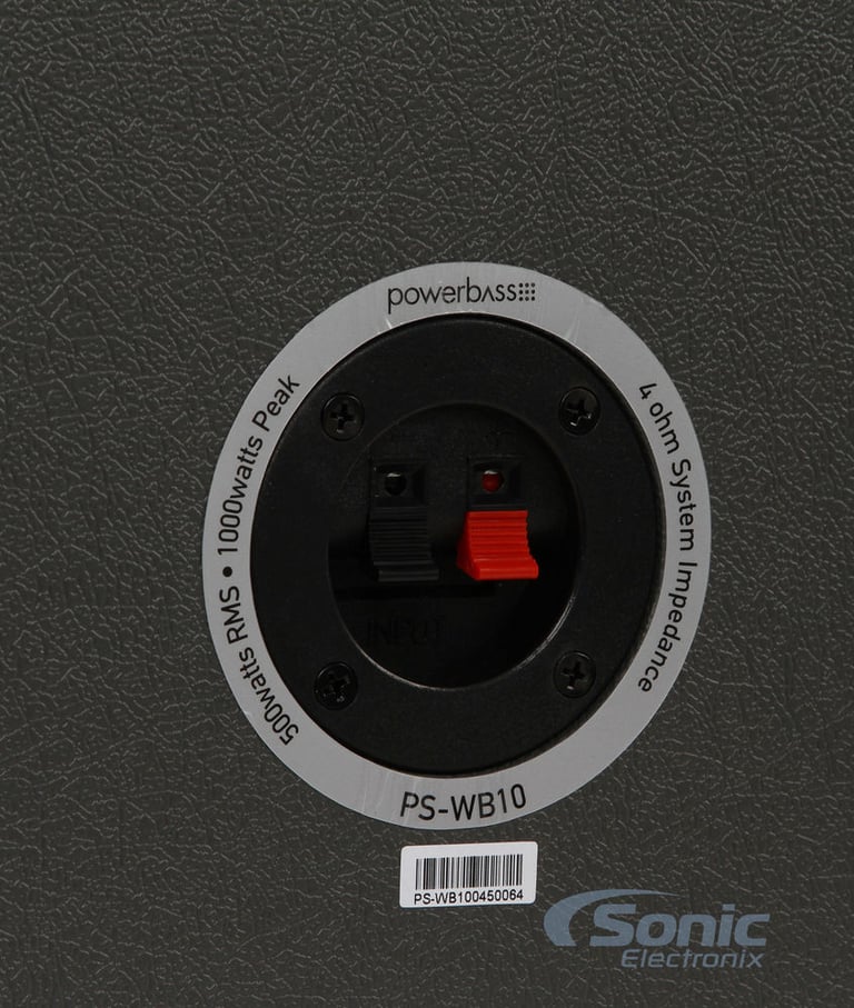 PowerBass PS-WB10 Open Box Complete Image 5