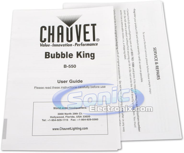 Chauvet B550 (B-550) Bubble King Image 5