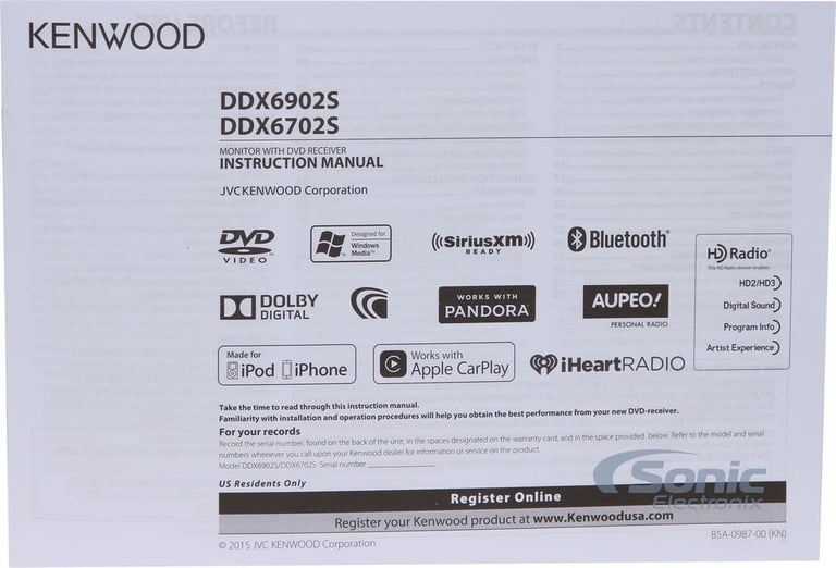 Kenwood eXcelon DDX6902S Image 8