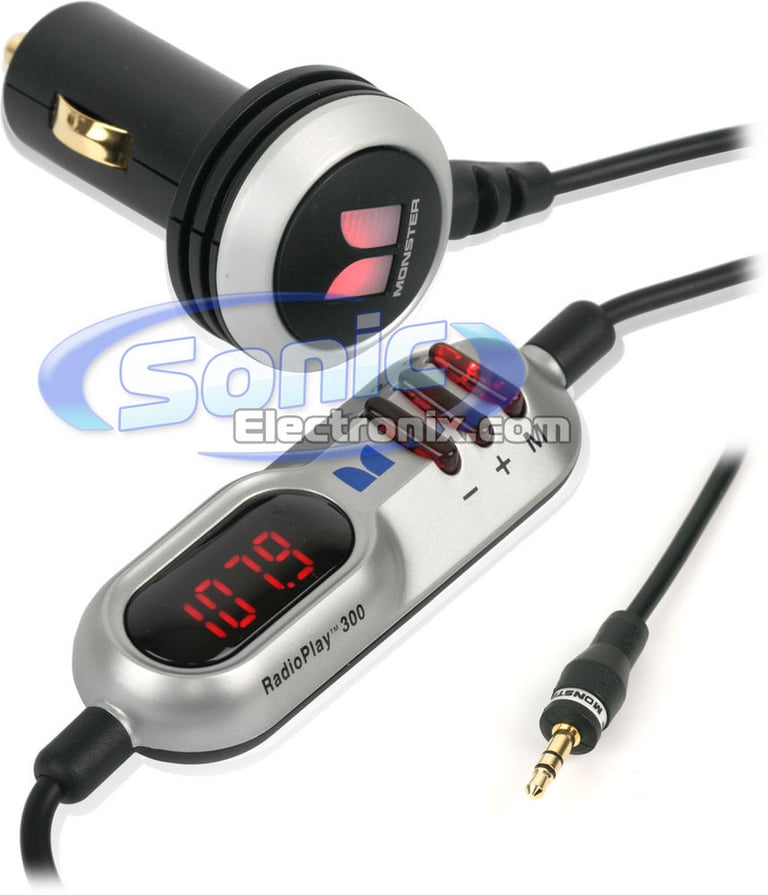 Monster RadioPlay 300 (MBK-FM XMTR300) Universal Full-Spectrum FM Transmitter Image 1