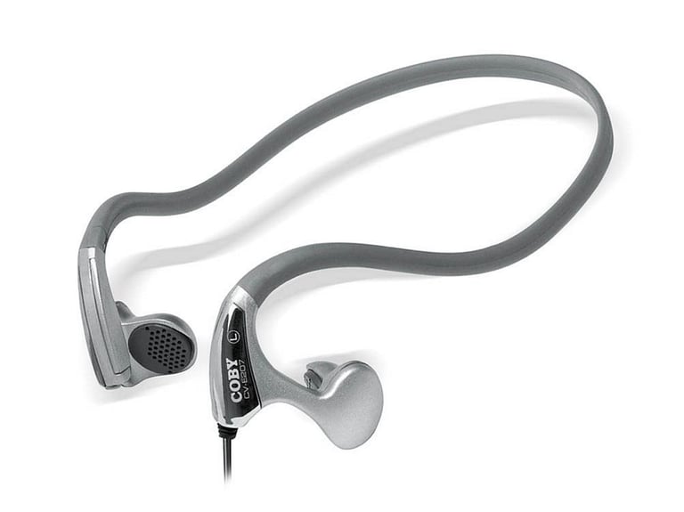 Coby CVE207 (CV-E207) Neckband Stereo Headphones Image 1