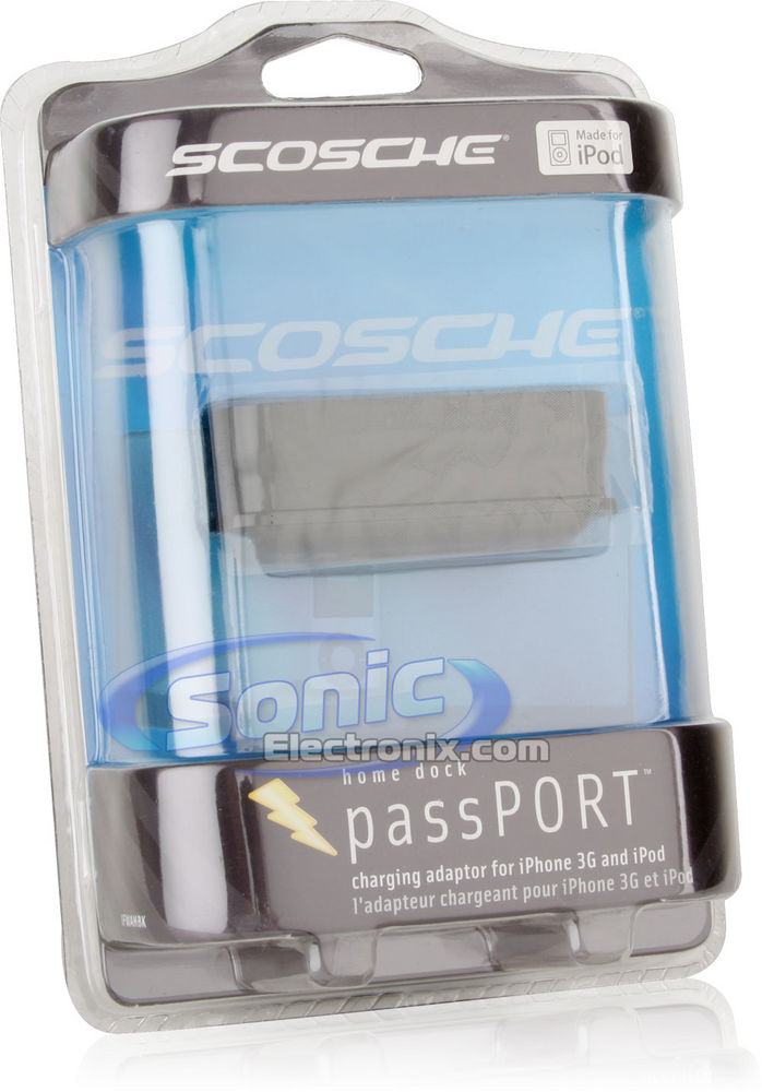 Scosche PassPORT IFWAHBK iPod and iPhone Charging Adapter for Home Docks (Black) Image 5