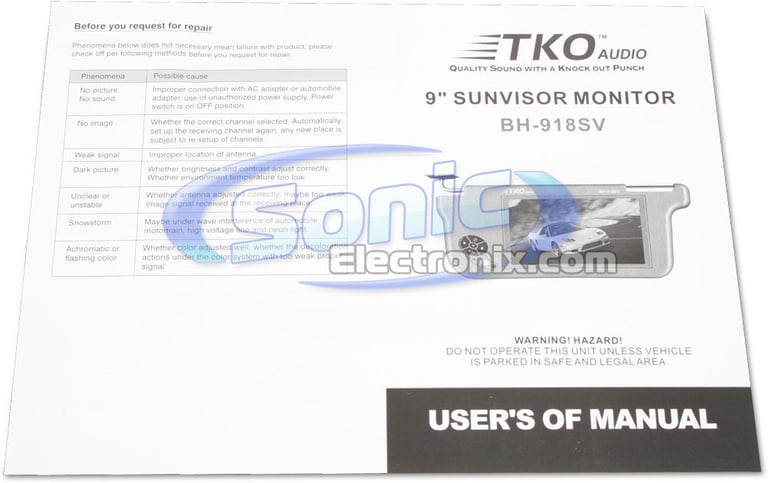 TKO Audio BH-918SV (BLACK) Image 7