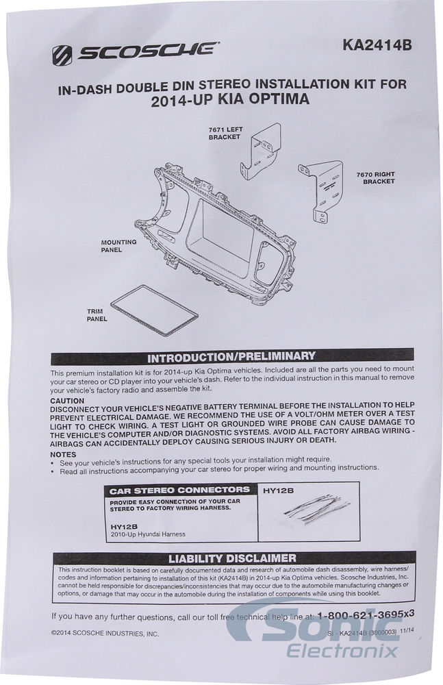 Scosche KA2414DDB Dash Kit Image 6