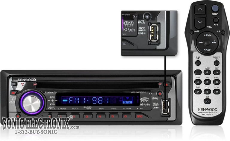 Kenwood KDC-MP435U Image 1