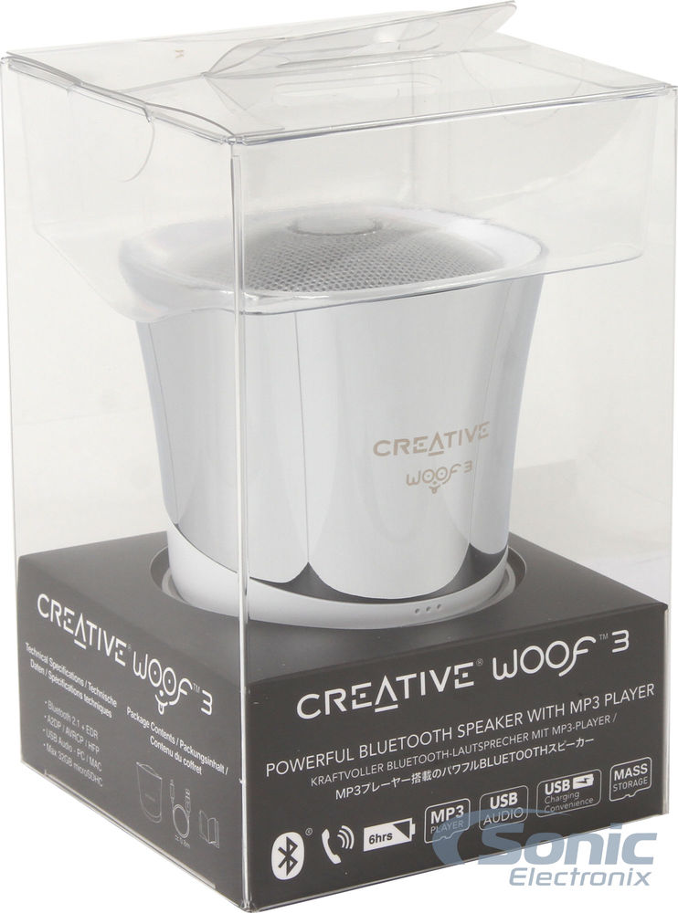 Creative Woof 3 Winter Chrome Open Box, Good Condition Used Image 7