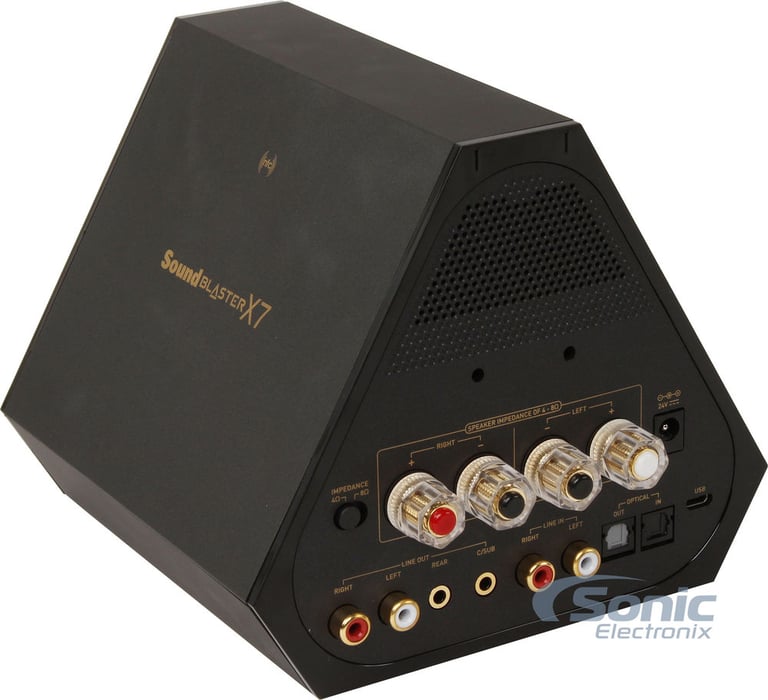 Creative Sound Blaster X7 (Black) - Open Box, Very Good Condition Used Image 3