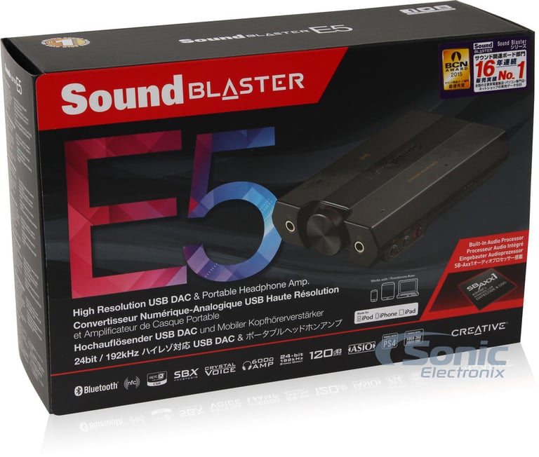 Creative Technology Sound Blaster E5 (e5) - Open Box, Very Good Condition Used Image 15