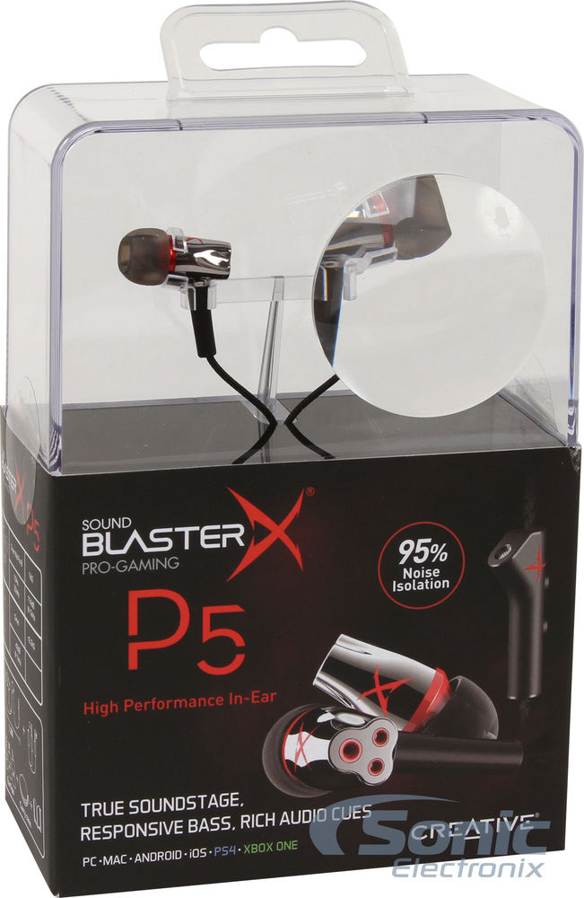 Creative Sound BlasterX P5 Gaming Headphones Image 8