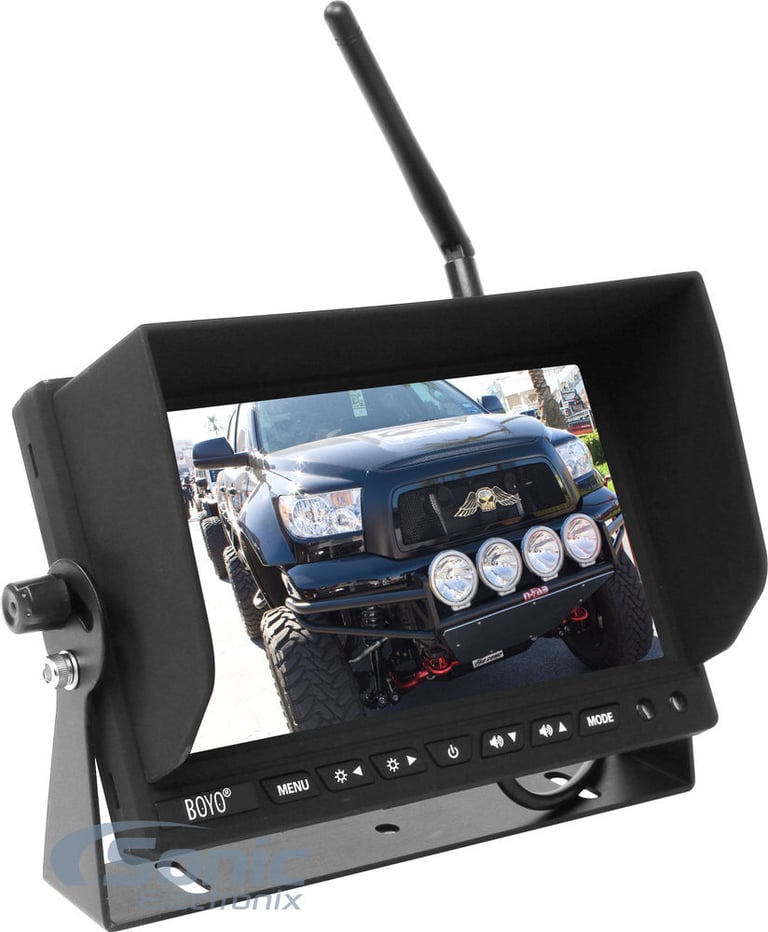 7" Monitor and Heavy Duty Rear View Camera Digital Wireless System Image 2