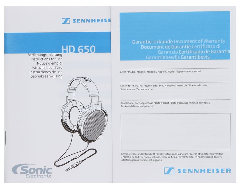 One Sennheiser HD650 + Two Belva BDRS10P Speakers Image 20