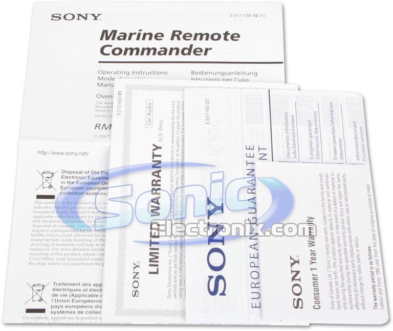 Sony Marine RM-X11M Image 5