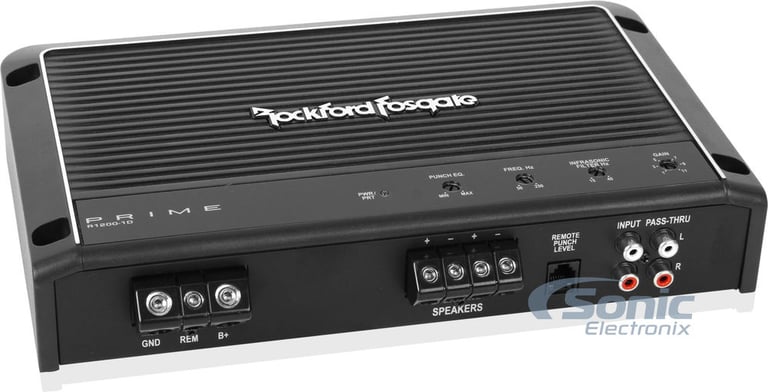 Rockford Fosgate Amp + Two NVX 12" Subwoofers Bass Bundle Image 3