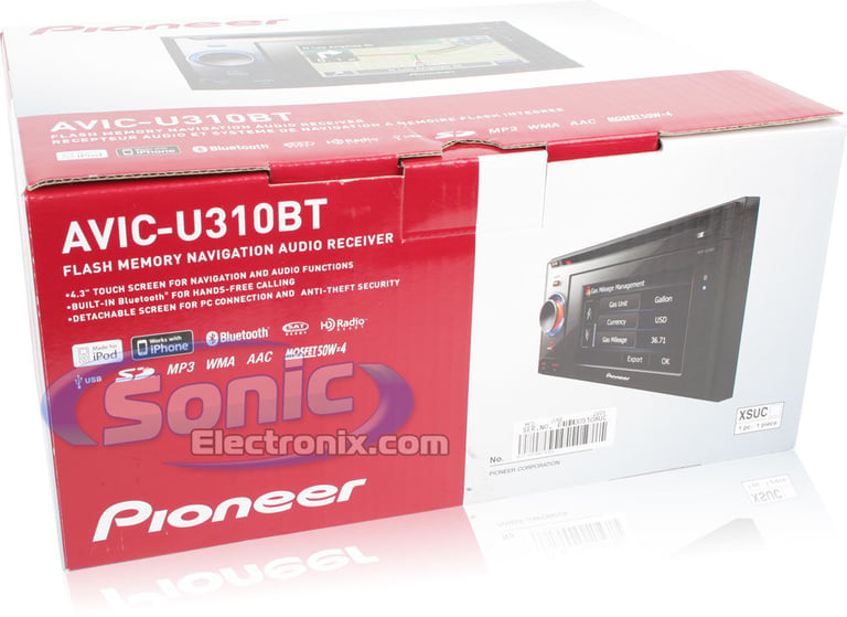 Pioneer AVIC-U310BT Factory Refurbished Image 14