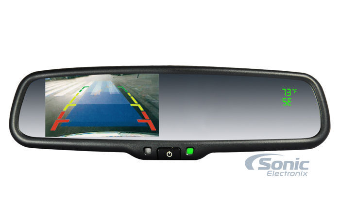 Crimestopper Rear View Mirror + Back-Up Camera for 2005-2015 Toyota Tacoma Image 2