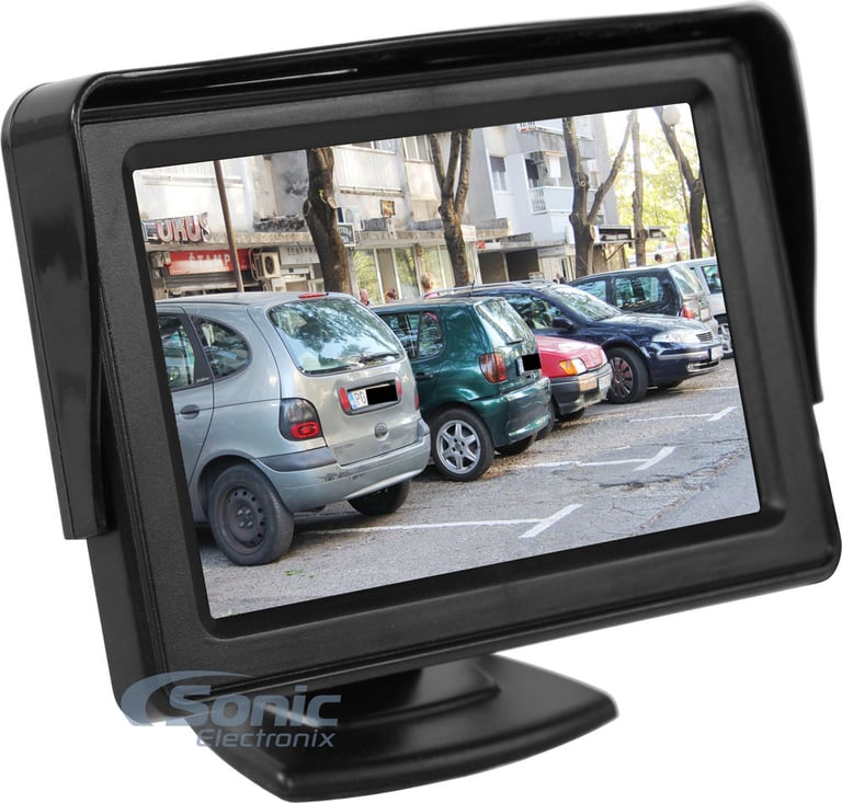 Vehicle Specific Package: Rearview Monitor + Bar Mount Back-Up Camera Image 2