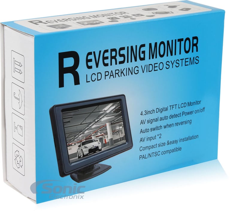 Vehicle Specific Package: Rearview Monitor + Bar Mount Back-Up Camera Image 7