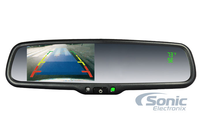 Crimestopper Rear View Mirror + Tailgate Camera for 2007-2013 Chevy/GMC Trucks Image 9