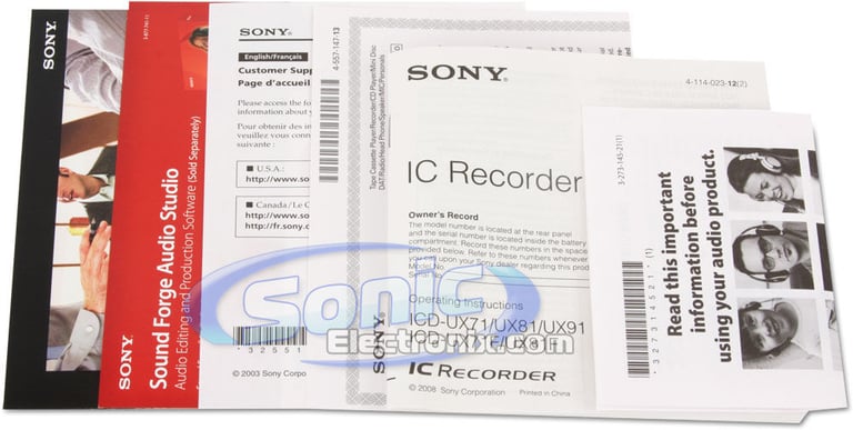 Sony ICD-UX71 Image 7