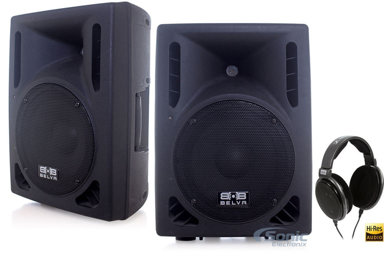 One Sennheiser HD650 + Two Belva BDRS10P Speakers Image 1