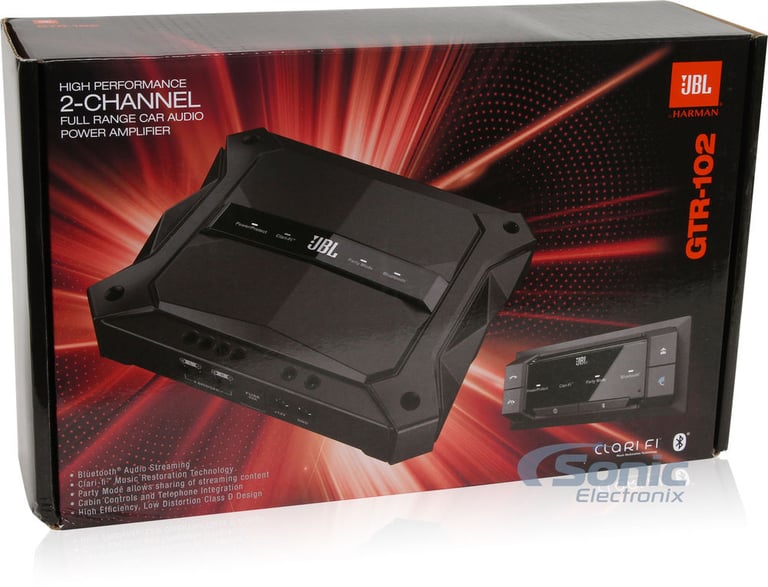 JBL GTR-102 700W 2-Channel Bluetooth Car Amplifier Image 10
