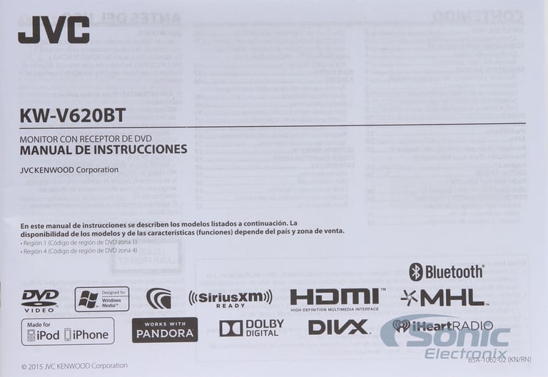 JVC El Kamelon KW-V620BT Arsenal Series Image 9