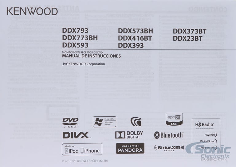 Kenwood DDX773BH Image 7