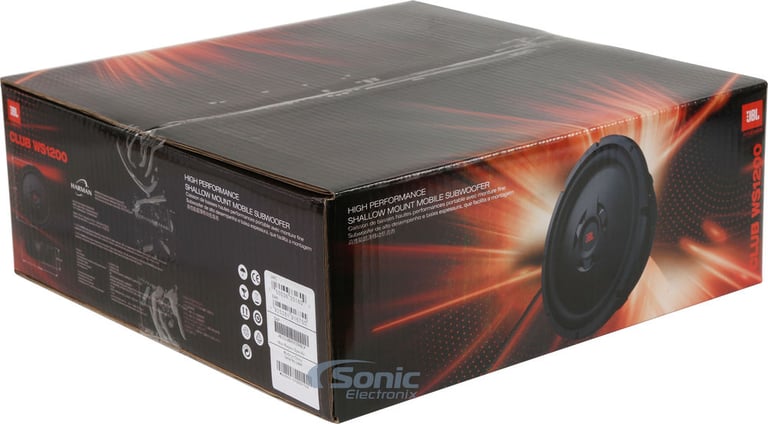 JBL Club WS1200 (JBLCLUBWS1200BLK) (Open Box, Great) Image 6