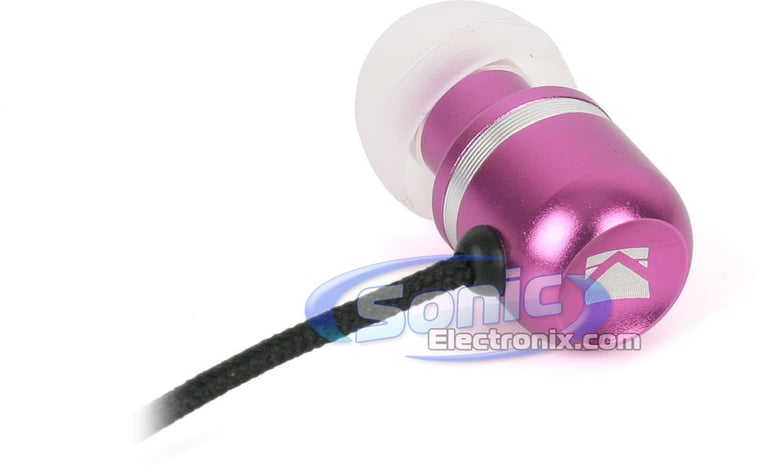 Kicker 09EB101P (EB101P) Pink In-Ear Earbud Headphones Image 3