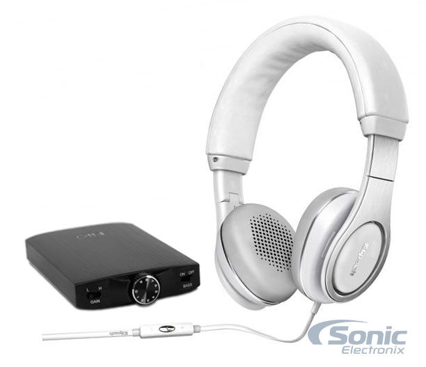 Klipsch Reference On-Ear (Gen-III) White + FiiO A3 Black Image 1