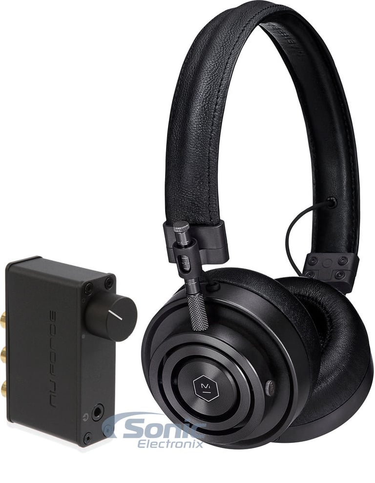 Master & Dynamic MH30 B1 (Black) + NuForce Icon uDAC-3 (Black) Image 1