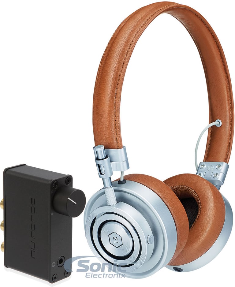 Master & Dynamic MH30S2 (Brown/Silver) + NuForce Icon uDAC-3 (Black) Image 1