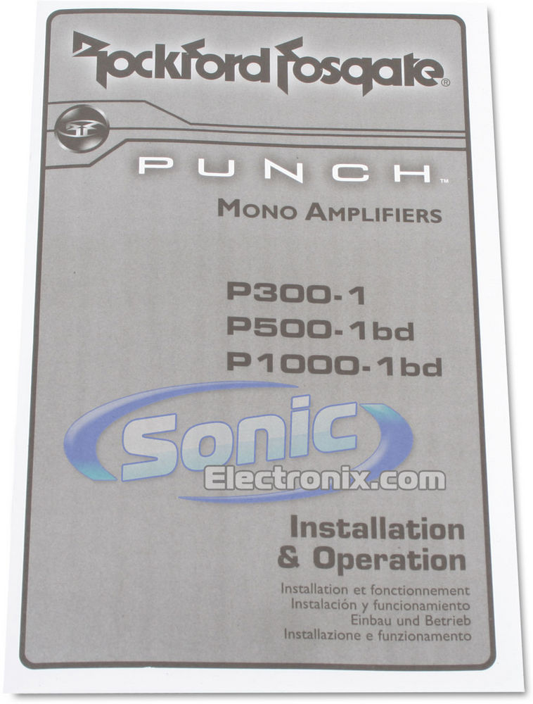 Rockford Fosgate Punch P500-1BD Open Box Image 5