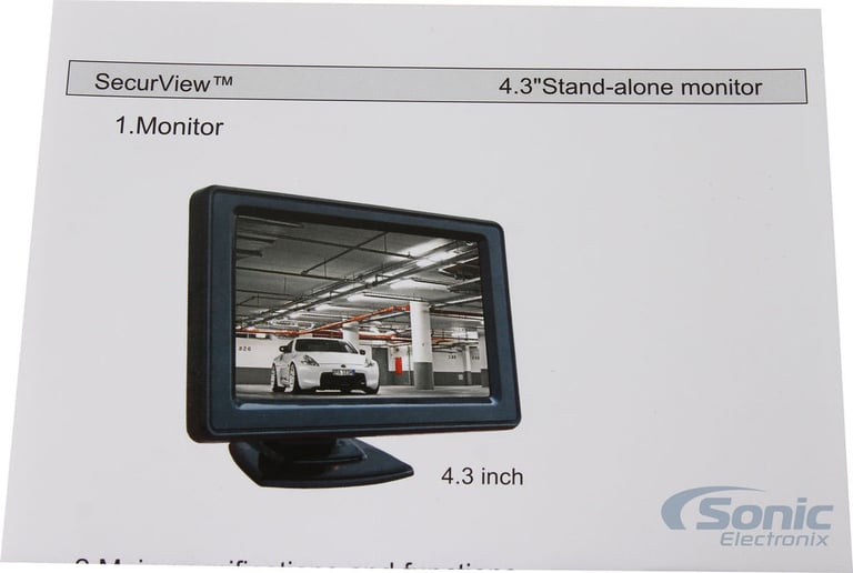 Crimestopper Rear View Monitor + Back-Up Camera for 2009-2013 Sprinter Vans Image 6