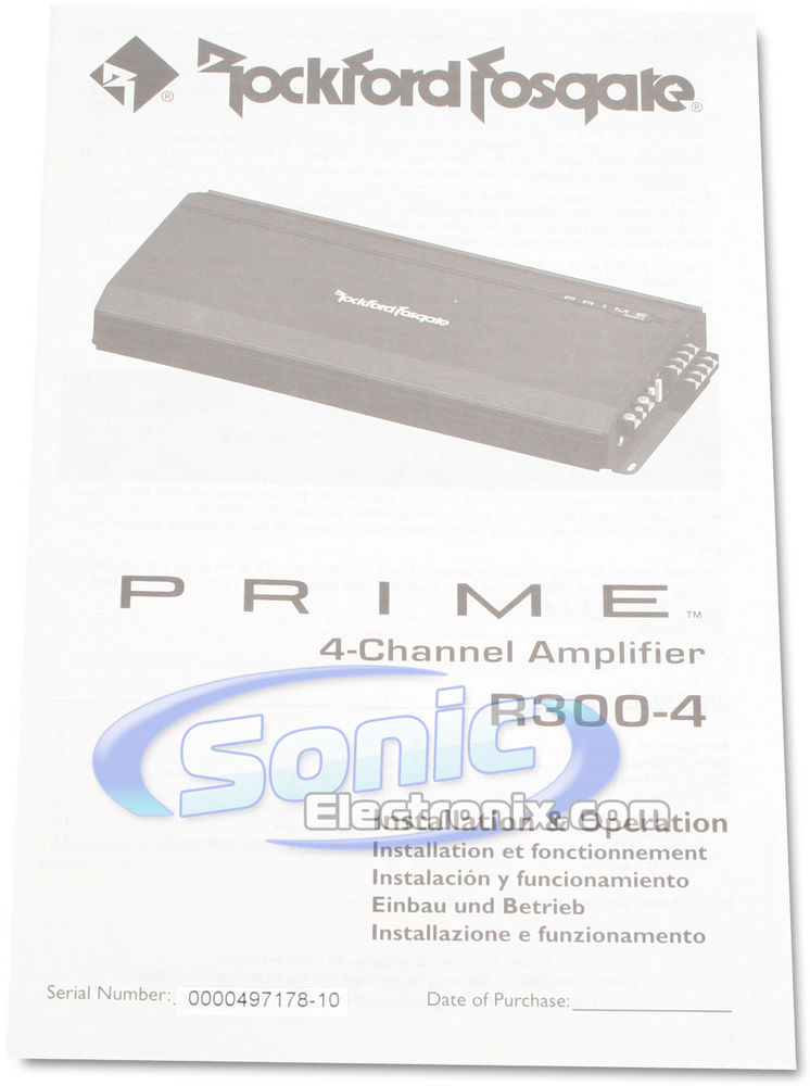 Rockford Fosgate PRIME R300-4 Open Box Image 5