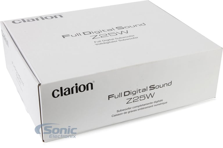 Clarion Z25W Hi-Res Digital Sound Subwoofer (Open Box) Image 8