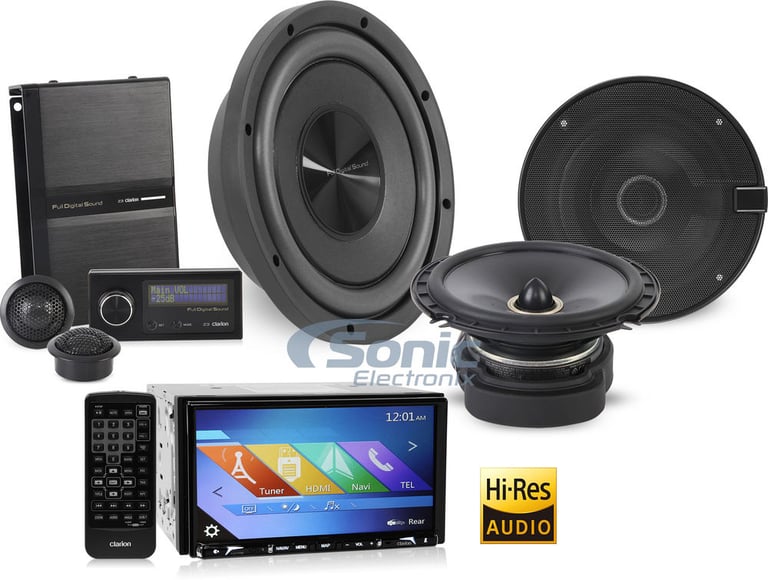 Clarion Complete Full Digital Sound Hi-Res Audio System Image 1