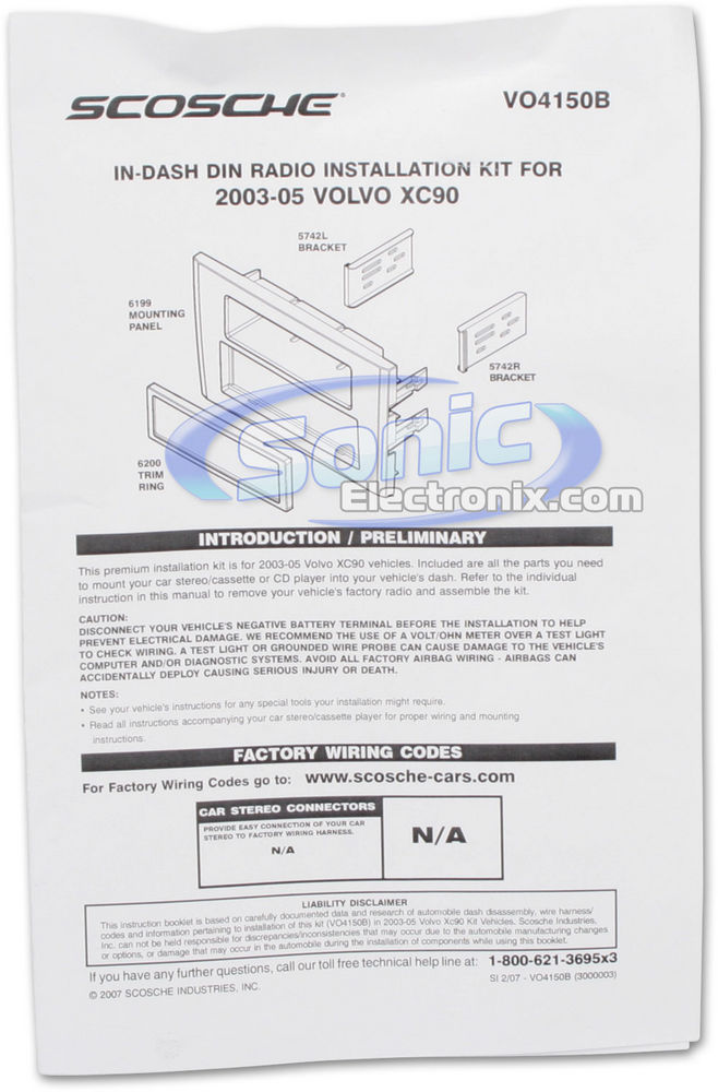Scosche VO4150B / VO4150 Image 2