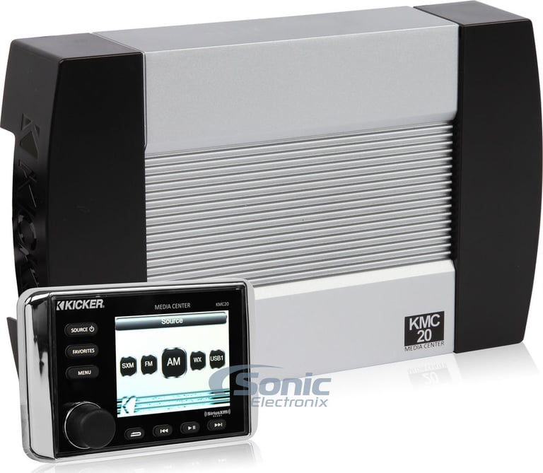 Kicker Marine Multi-Media Center with Bluetooth and Processor - KMC20 Image 1