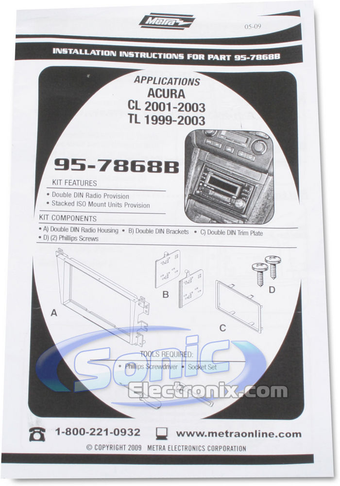 Metra 95-7868B Dash Kit Image 2
