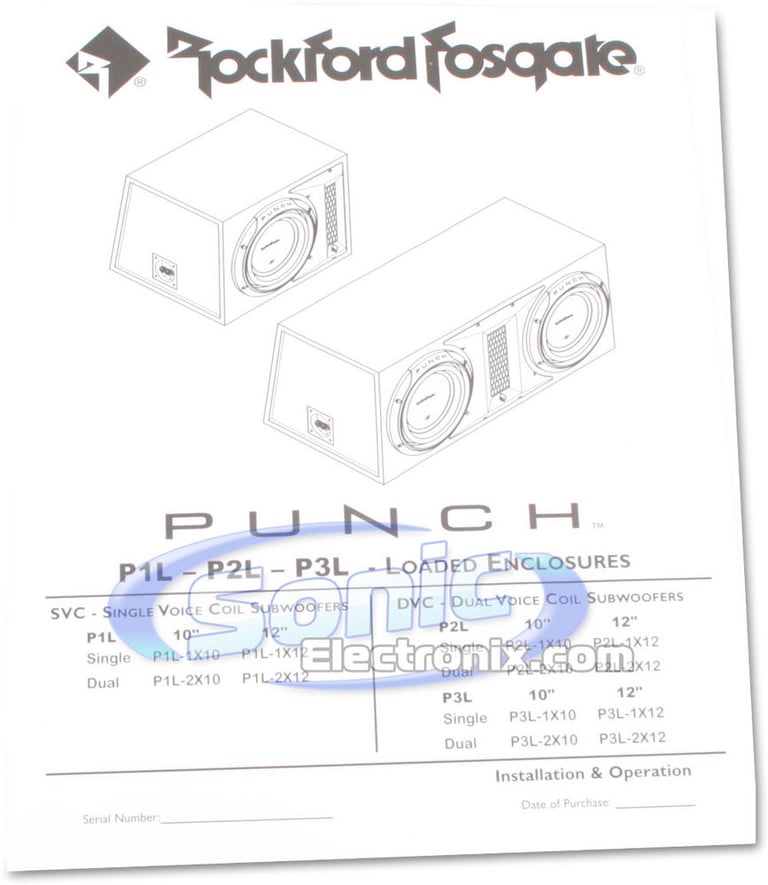 Rockford Fosgate P2L-1X12 (09P2L-1X12) Image 4