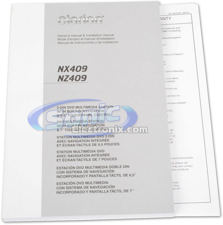 Clarion NZ409 (NZ-409) Image 10