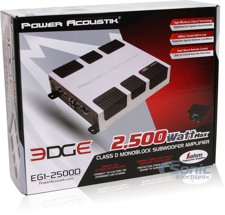 Power Acoustik EG1-2500D Image 7