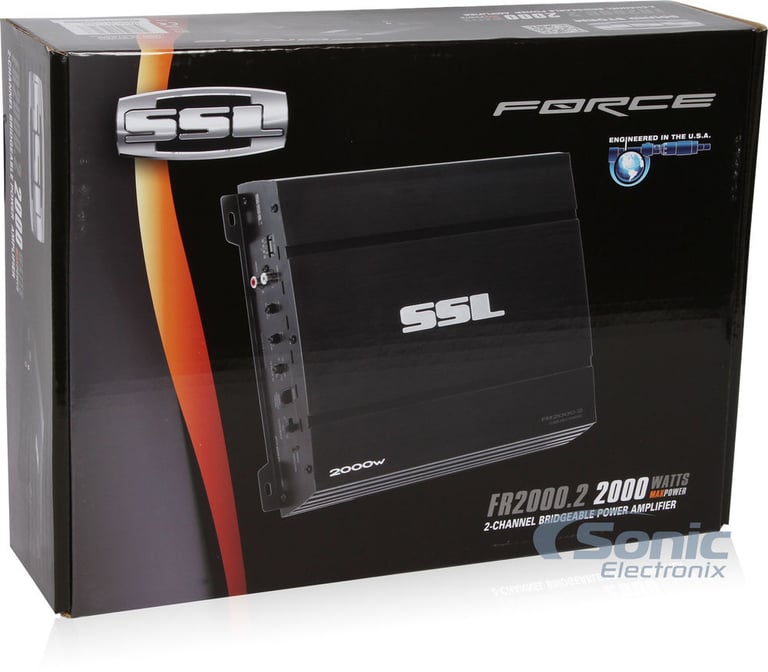 SoundStorm FR2000.2 1000W RMS A/B 2-Channel Amplifier Image 7