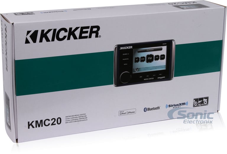 Kicker Marine Multi-Media Center with Bluetooth and Processor - KMC20 Image 8