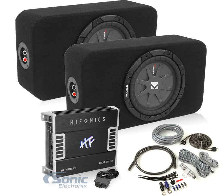 Kicker CompRT8 750 Watt Bass Package Image 1