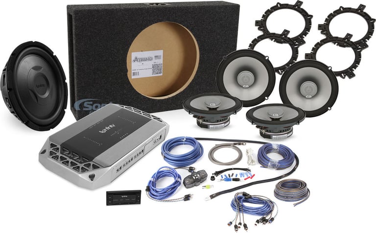 Infinity 750 Watt Complete Car Audio Package with Bluetooth Amplifier Image 1