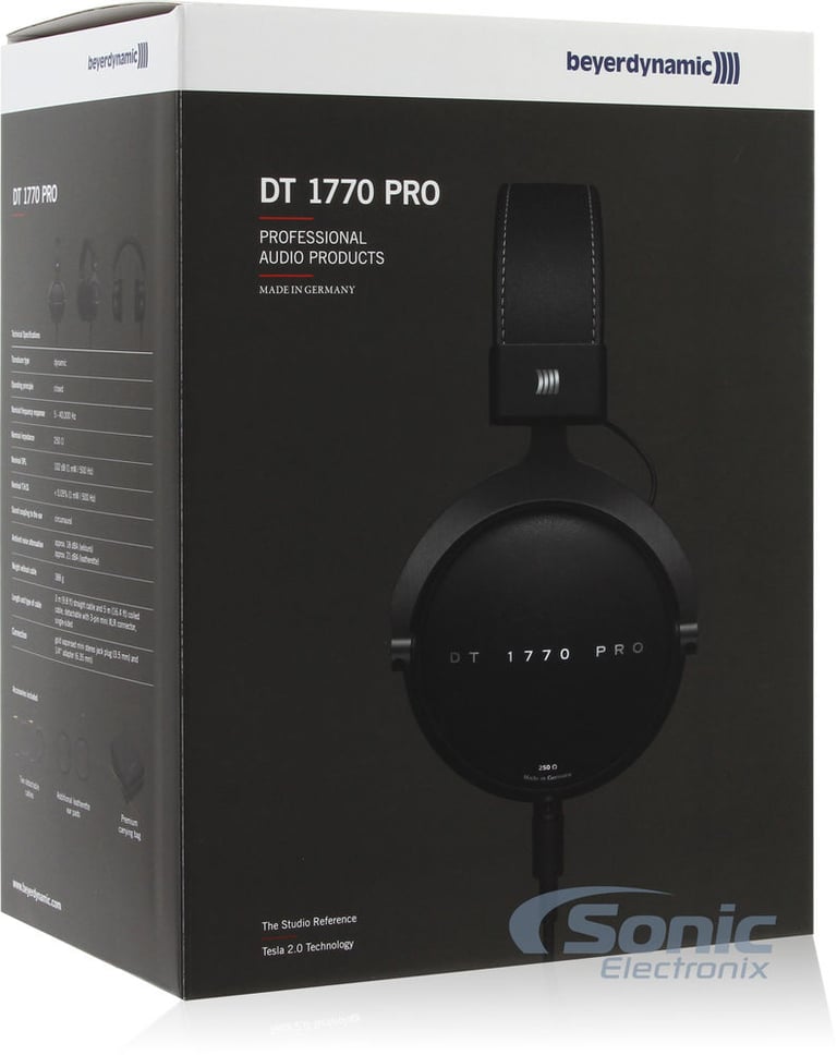 Beyerdynamic DT 1770 Pro + Sonic Electronix Bonus Pack 2 Image 12