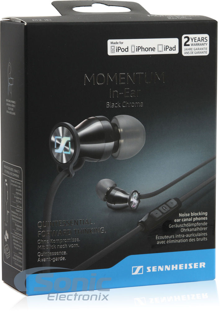 Sennheiser MOMENTUM 2.0 M2 IEI (Black Chrome) + Sonic Electronix Bonus Pack 2 Image 10