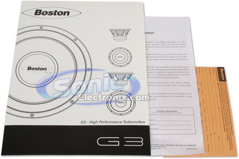 Boston Acoustics G310-44 Image 5